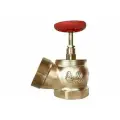 Клапан пожарный муфта-цапка Апогей Вентиль КПЛ 65-1 угловой латунь (муфта-цапка)
