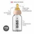 Бутылочка для кормления Baby Bottle Complete Set - Blush 110 ml - стеклянная бутылочка для кормления в наборе 110мл
