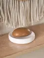 Мыльница Nebeskvit, 12х12х1,5 см, цвет бежевый