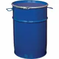Бочка Северпромтара стальная 50л с крышкой на обруч (коническая) цв. синий