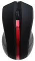 Мышь Оклик 615MW черный/красный оптическая (1000dpi) беспроводная USB (2but)