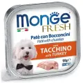 Корм для собак Monge Fresh, индейка 1 уп. х 32 шт. х 100 г