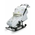 Санки-коляска Pikate Limited Edition White