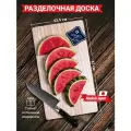 Кухонная разделочная доска Hatamoto (H-345), Адамово дерево, 42Х23,5 см, Япония
