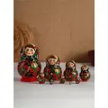 Матрешка дерево «Яркая хохлома», 10 кукольная