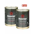 Суп рассольник с мясом армейский Консервы мясо растительные Военторг 8 шт по 360 г