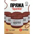 Пряжа для вязания YarnArt 'Sparkle' 25 г, 160 м (60% метализированный полиэстер, 40% полиамид) (1351 бронза), 6 мотков