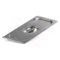 Крышка для гастроемкости Kitchen Muse GN 2/4, мод. 824-L , нерж. сталь, 530х162 мм