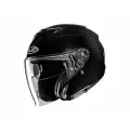 Мотошлем открытый HJC I31 METAL BLACK, черный глянцевый, размер XS
