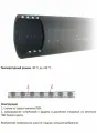 Морозостойкий напорно-всасывающий шланг PVC-S40H-25/10, армированный рукав 25 мм, 10 метров.