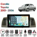 Магнитола Toyota Corolla 2001 - 2006 / 9 дюймов, 4/64GB, 8 ядер, DSP, 4G, Android 10 / Wide Media