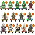 Лего фигурки Черепашки Ниндзя 14 штук / конструктор Ниндзя Черепашки / игровой набор для мальчиков