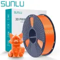 SUNLU PETG Filament, sunshine orange, 1.75mm, 1KG, with Detachable Spool, It has enhanced toughness and high impact strength, suitable for 3D printers