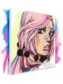 Картина по номерам на холсте JoJos Bizarre Adventure -Yasuho Hirose -Невероятные приключения ДжоДжо - Ясухо Хиросэ, 120 х 120 см