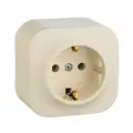Legrand Quteo Бежевый Розетка с заземлением 782241, 8 шт.