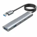 Хаб USB 3.2 Gen1 (5Гб/с) 4 порта (ORIENT CU-422A)