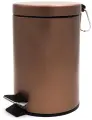 Ведро для мусора Ridder Ed, нержавеющая сталь, 3 л, цвет коричневый металлик