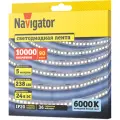 Светодиодная лента Navigator 95 299 NLS-2835CW240-18-IP20-24V 5м, 6000К