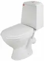 Унитаз Gesso Премиум 2, санфарфор, каскадный слив, цвет белый