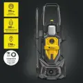 Мойка высокого давления KOLNER K195 LUX, 2700Вт, 195бар, 500л/ч, катушка, черная, желтая