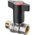Кран шаровый  oventrop Optibal муфтовый (ВР/НР), латунь     3 см 1 шт. Ду 15 (1/2) муфтовый (ВР/НР)