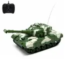 Танк радиоуправляемый Атака , световые и звуковые эффекты, работает от аккумулятора, цвет зелёный