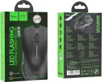 Мышь игровая проводная HOCO GM19 Enjoy USB, 1000dpi, RGB, 1.4м (черный)