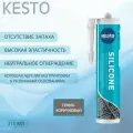 Герметик силиконовый санитарный нейтральный Kesto Silicone 32 темно-коричневый 310 мл