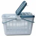 Переноска Triol Корзинка прямоугольная, голубая, 45х32х28 см