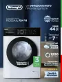 Узкая Стиральная машина автомат DeLonghi ROSSA L 724 VI (2025 г.), функция пара, загрузка 7 кг, инвертор, подсветка