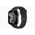 Умные часы Apple Watch S11 46mm Jet Black Aluminium Case with Black Sport Band - M/L