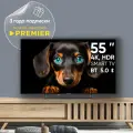 Телевизор Topdevice 55, 4K UHD, ULTRA NEO CS06, Smart TV WildRed, Wi-Fi, (TDTV55CS06U_BK), Черный корпус