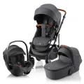 Коляска 3в1 Britax Römer Smile 5Z, цвет для фильтра - Midnight Grey / Baby-Safe PRO Classic (Графитовый), артикул SM35122 / 2000040835