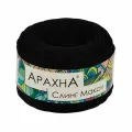 Пряжа ARACHNA Sling Maxi 100% хлопок 300 г 30 г 100 м №02 чёрный