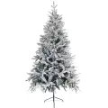 Ёлка «Сибирская вьюга» 150 см, ПВХ, резина, 420 веток, эффект снега