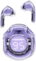 Беспроводные накшники с микрофоном ACEFAST T8 Crystal TWS, Bluetooth наушники, сиреневый