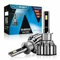 Светодиодная лампа Novsight N38 H1 цоколь P14,5s 80Вт 2шт 6500К 15000Лм белый свет LED автомобильная