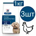 Корм сухой для собак Hill's Prescription Diet z/d Mini (3шт по 1кг)