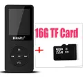 MP3-плеер RUIZU X02 с экраном 1,8 дюйма, 4ГБ/8 ГБ, BlackWith16GBTFcard, 8 Гб