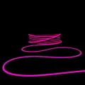 Неоновая светодиодная лента PJ Neon 8м, 6х12мм, 12в, IP 67, гибкий неон, розовый, шаг реза 1см