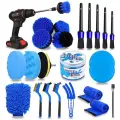 Набор 24 предмета для детейлинга ухода за машиной, полировки кузова, мойки автомобиля, уборки салона