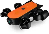 Подводный дрон Geneinno Titan (Standard), длина кабеля 150м. Цвет: черно-оранжевый