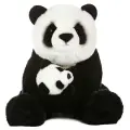 Мягкая игрушка Aurora панда с детенышем
