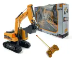 Радиоуправляемый гусеничный Экскаватор, 1:22, движется во всех направлениях, подвижный ковш, подсветка, машинка на пульте управления, 26х14х10 см