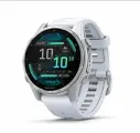 Часы Garmin Fenix 8, 43mm, Amoled Silver (Серебристый, 010-02903-00)