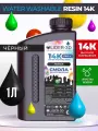 Фотополимерная смола LIDER-3D Water Washable Resin 14k Черный, 1 л