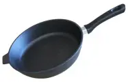 Сковорода Камская Посуда, с бакелитовой ручкой, 28см, черный цвет
