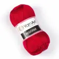 Пряжа Begonia (YARNART), т. красный - 5020, 100% мерсеризованный хлопок, 5 мотков, 50 г, 169 м.