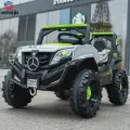 Детский электромобиль с пультом управления 4x4, полный привод, Bluetooth, музыка и медленный старт для безопасности
