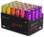 Батарейка Zmi Rainbow Z17 типа ААА (24 шт)цветные